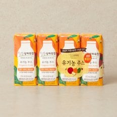 유기농주스 사과오렌지케일 500ml (125ml*4입)