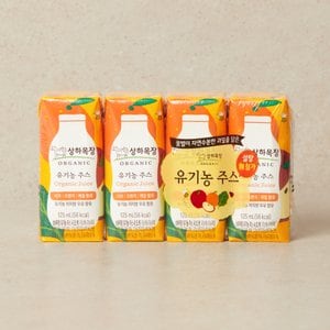 상하목장 유기농주스 사과오렌지케일 500ml (125ml*4입)