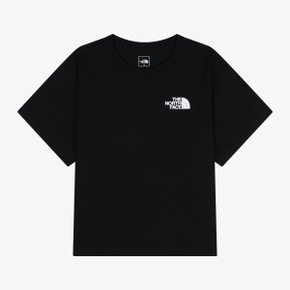 [노스페이스 키즈 공식] 키즈 고 투 반팔 티 NT7US01T_BLK