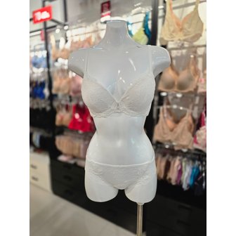 비너스 [시흥점] S 비너스 ) FY24AW 감각 블랙라벨 몰드 브라, 헴팬티 세트 [VBRB639/VPTB639H-WH]