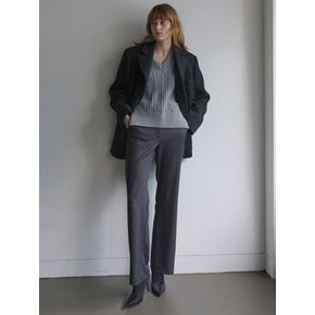 SEMI WIDE PANTS / GREY