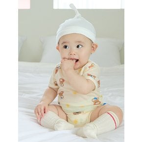 25년 SS (공용) 유아 버비 코튼 메쉬 반소매 바디수트 (2PACK) MKF5UI3306