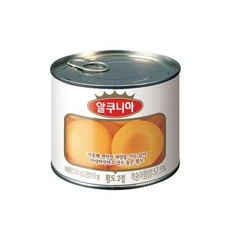 농심 알쿠니아 황도 복숭아 통조림 200g