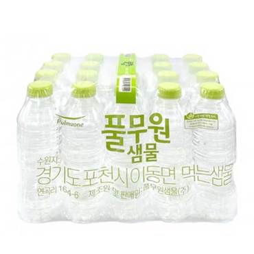  풀무원샘물 무라벨 생수 330ml 20개 2세트 (40개) 미니생수 물330