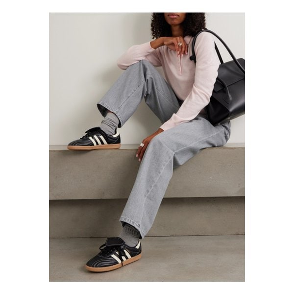 삼바 Lt 가죽 스니커즈 블랙 46376663162926283