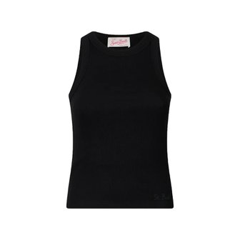  엠씨투세인트바스 [MC2세인트바스] Sleeveless T-Shirt ADA01338F Black