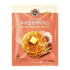 CJ제일제당 백설 우리밀 핫케익믹스 500g (파우치) x10개