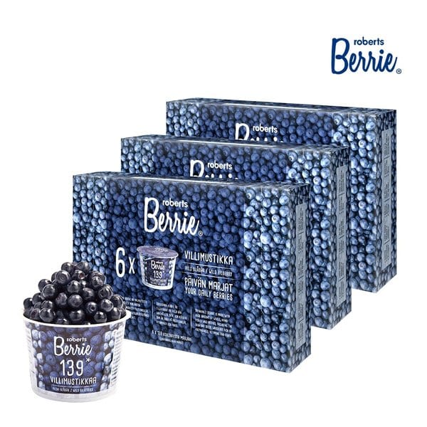 로버츠베리에 야생 빌베리 슈퍼 과채음료 139 3박스(100ml x 18팩)