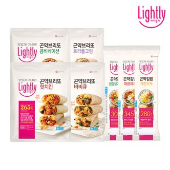 NS홈쇼핑 라이틀리 곤약김밥 6개 + 곤약브리또 500g[33860212]