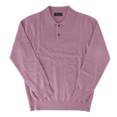 카운테스마라 23FW 울100% 그레이 카라 니트티 CSTW3B1109P0