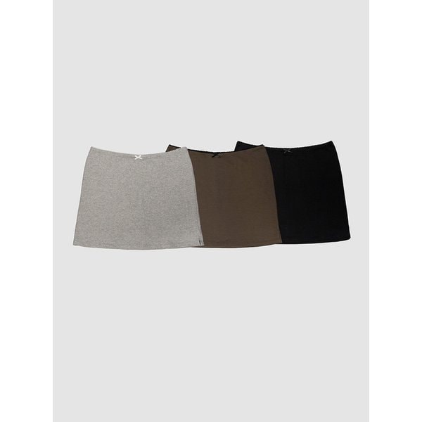 D. BASIC INNER PANTS MINI SKIRT - 3 COLOR