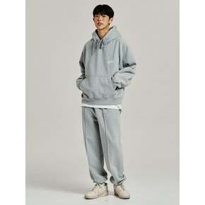 [SET UP] LOGO JOGGER SET grey (기모)