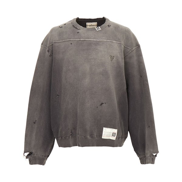 [부산점] 메종미하라야스히로 남성 맨투맨 A15PO553 BLACK