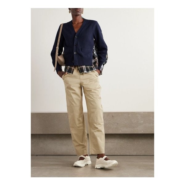 코튼 캔버스 스트레이트 팬츠 베이지 1647597360122385