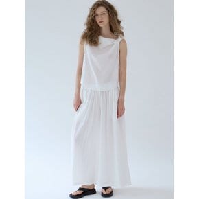 flared wide pants _ white