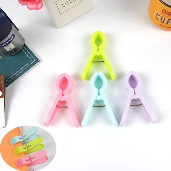 확대된 대표 행거집게 건조대집게 색상 행거 건조대 빨래집게 세트 12P 양말집게 속옷집게 수건집게