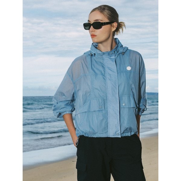 Light Hooded Jumper (Blue)