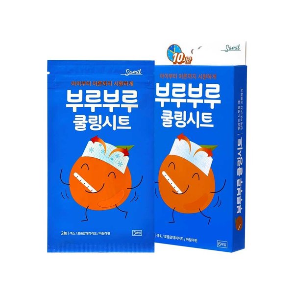 [G] 삼일제약 부루부루 쿨링시트 (6매입) 1개