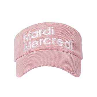 Mardi Mercredi Actif [마르디메르크디악티프] CORDUROY SUN VISOR_PINK IVORY/ AFK33VCA001PKIV