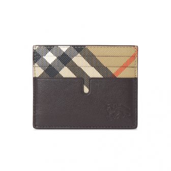 버버리 [부산점] 톨 팝 체크 남성 카드지갑 8118918