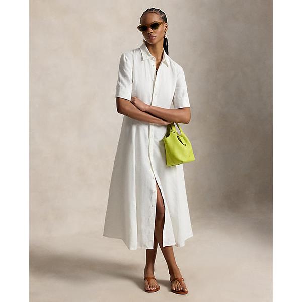 여성 리넨 패널 셔츠드레스(WMPODRSNFA21071100)