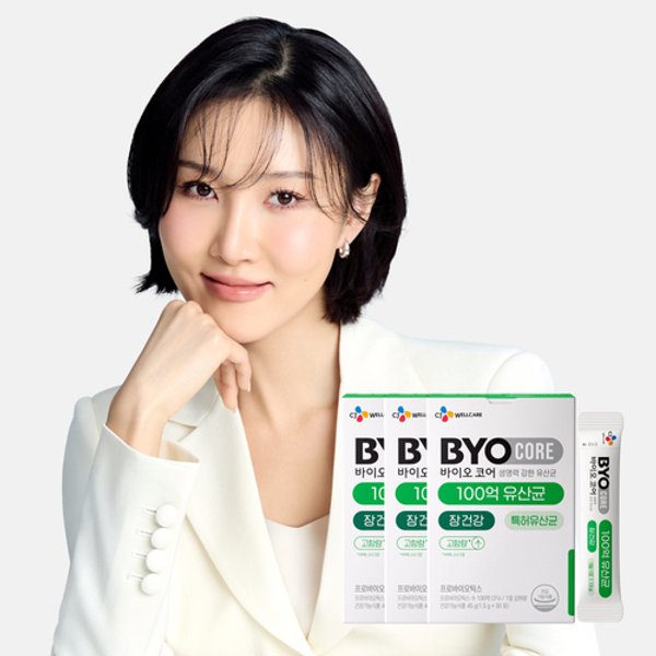 바이오코어 100억 유산균 분말형 3박스/3개월분