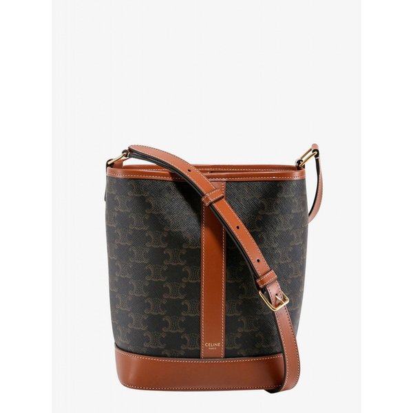 여성 버킷 백 Triomphe 코팅 캔버스 191442CAS 04LU TAN /12