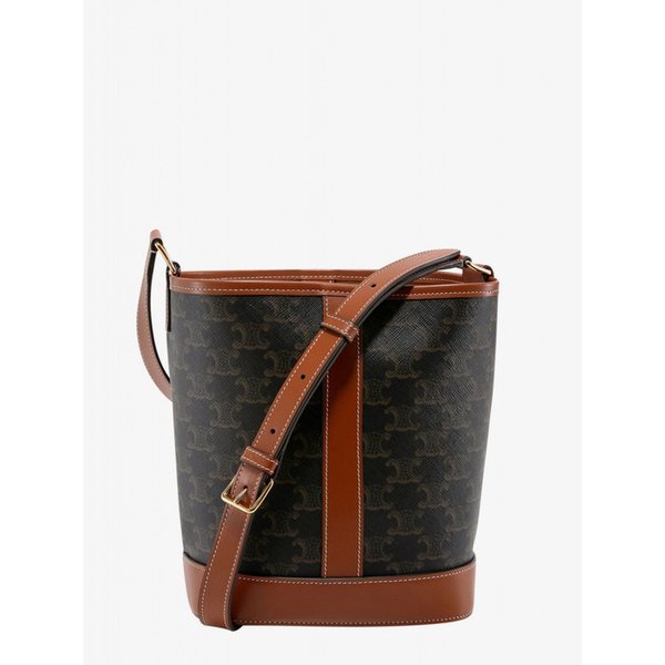 여성 버킷 백 Triomphe 코팅 캔버스 191442CAS 04LU TAN /12