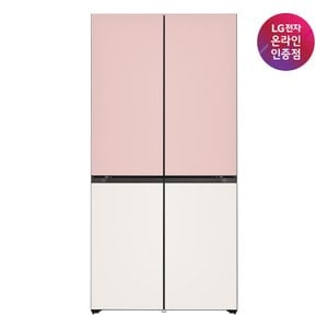 LG [공식] LG 디오스 인테리어핏 냉장고 오브제컬렉션 M623GPB042S (610L)(E)