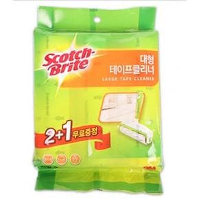 테이프크리너 돌돌이 3M 대형테이프클리너2P리필