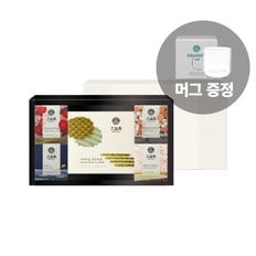 [SSG단독] 티와 티푸드 세트(달빛3입,동백3입,벚꽃3입,귤꽃3입+와플)