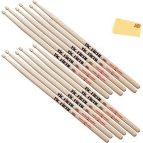 빅퍼스 드럼스틱 Vic Firth American Classic 7A 우드칩 드럼 스틱 6개 팩 오스틴 바자회 연마