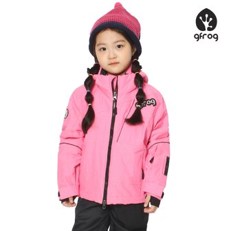 GFROG 지프로그 예티 스키복 보드복 자켓 핑크 아동용