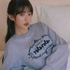 VINTAGE LOGO SWEATSHIRT MELANGE GRAY