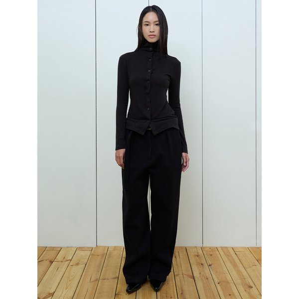 PIL TURTLE-NECK CARDIGAN