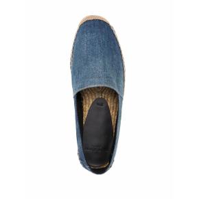 Espadrille Saint Laurent Flat shoes Blue Blue 67616228Z004110