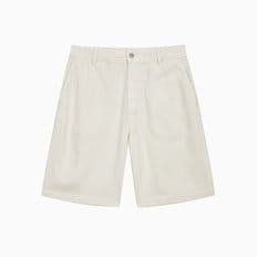 남성 90s 스트레이트핏 아이보리 데님 쇼츠(4RB929G)