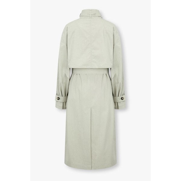 클래식 스프링 롱 트렌치 코트 7126116100138