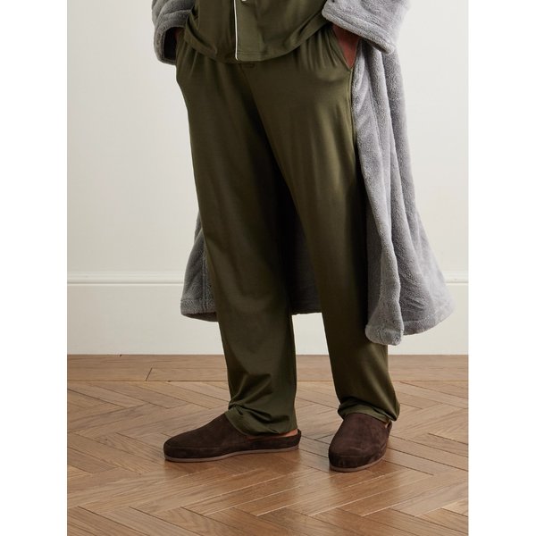 물로 플리스 안감 스웨이드 슬리퍼 46376663162861622