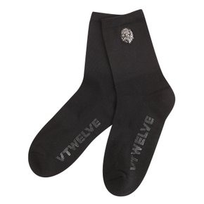 MENS LION BASIC LONG SOCKS_V11A6SC608_BK