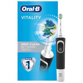 독일 오랄비 전동칫솔 OralB Vitality Floss액션 일렉트릭 Toothbrush with 교체 Brush 헤드 블