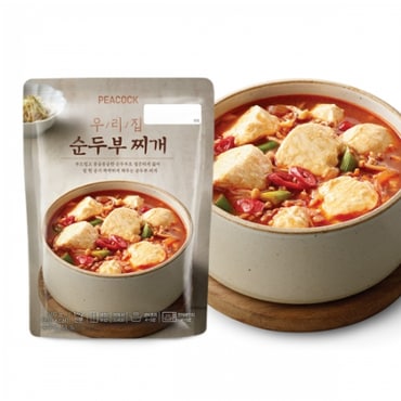 피코크 우리집 순두부찌개 500g X 5봉