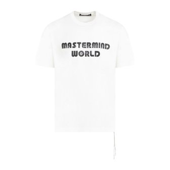 MASTERMIND WORLD [해외배송] 마스터마인드 오로라 반팔티셔츠 MW24S12TS069008 WHITE