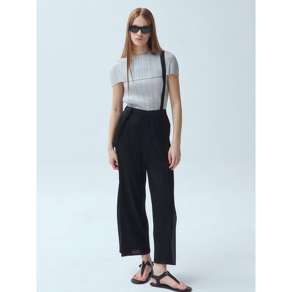 새틴 케이프 플리츠 블라우스_3colors