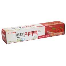 롯데 e-life 지퍼백 NEW (특대) 30cmx35cm 20매