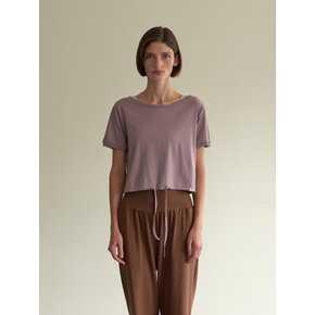 Silky Cotton Top - Medium Purple