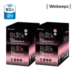 리얼블랙 황사방역마스크 KF94 25개입 X 2박스 2종