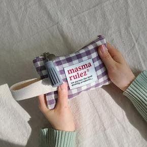 /마스마룰즈 Mini strap pouch _ 스프링  Purple