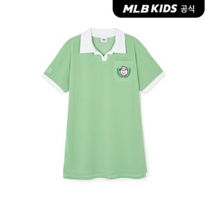 MLB키즈 (공식)24SS 그린플레이 카라 테리 원피스 7FOPE0243-43LAL