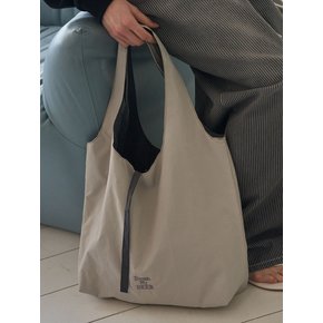 방수) Reversible shoulder bag_ Light grey+grey